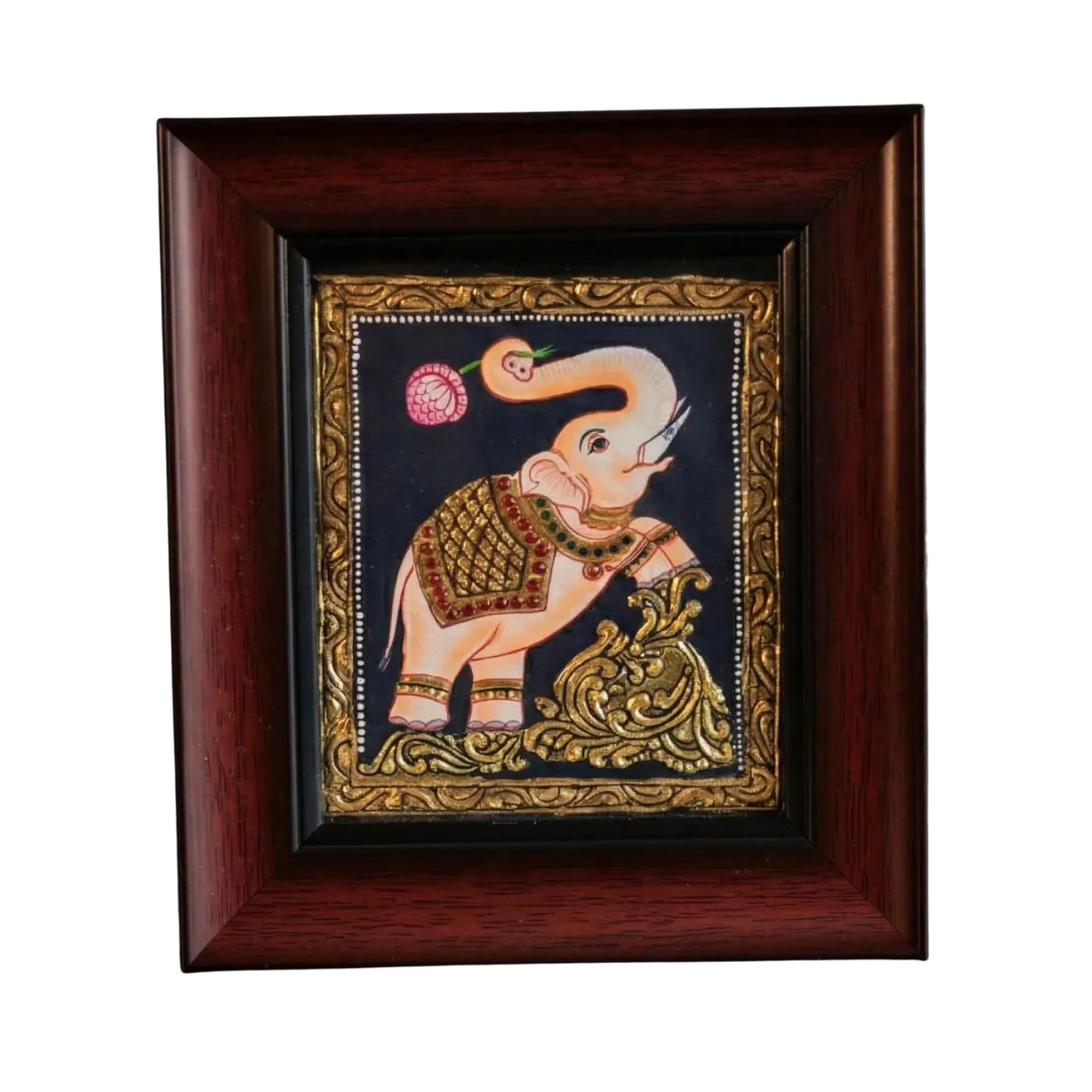 Royal Elephant (Gaja) Tanjore Painting