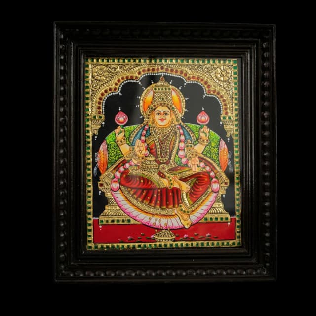 Goddess Lakshmi Tanjore Painting